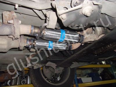 Замена гофры Honda Accord VI